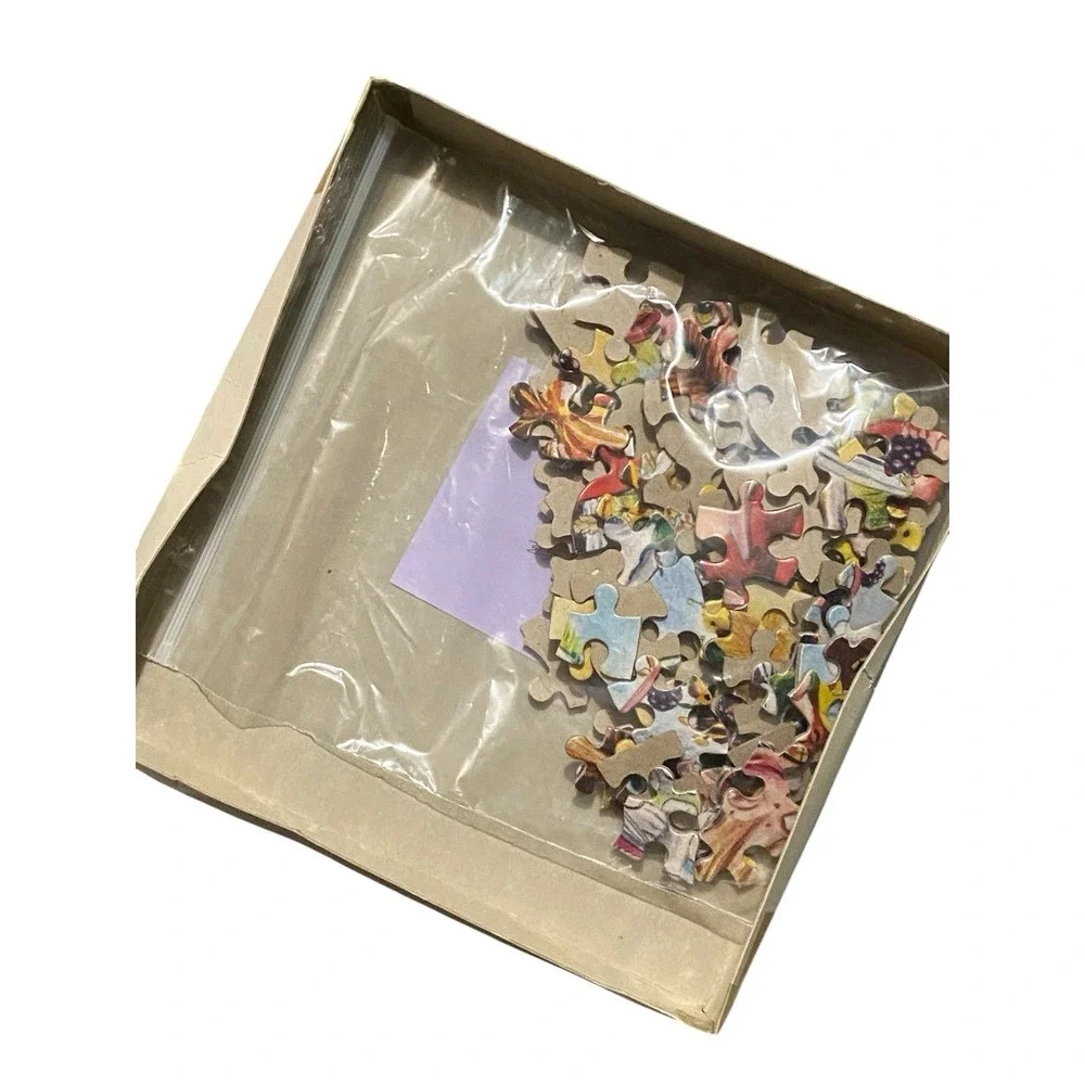 Victoria Plum Autumn 100 Piece Round Jigsaw Puzzle Hestair Complete Vintage 80s